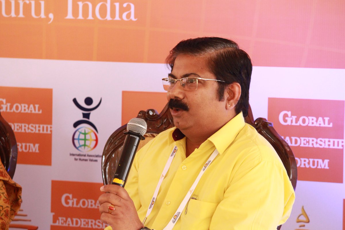 GLF_2017's tweet photo. Santhosh Jayaram from KPMG gives startling data on effects of climate change, says India stands at No.6 in terms of vulnerability to climate change. #GLF2017 https://t.co/o3aAlBG1hh