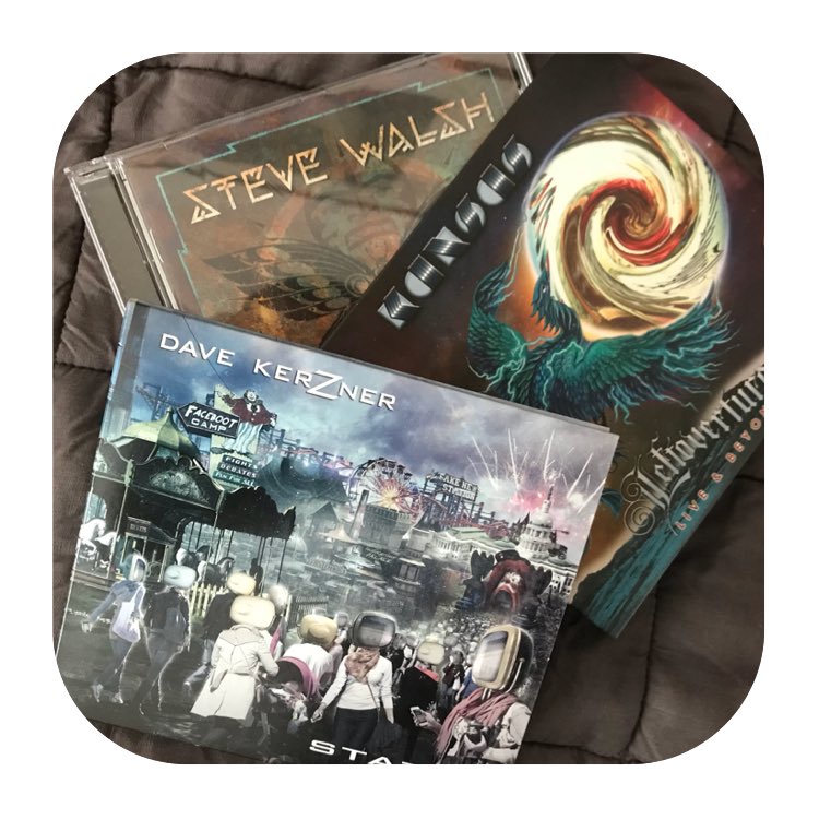 michelfcbweb's tweet image. Some new goodies ... #kansas #stevewalsh #davekerzner #progrock