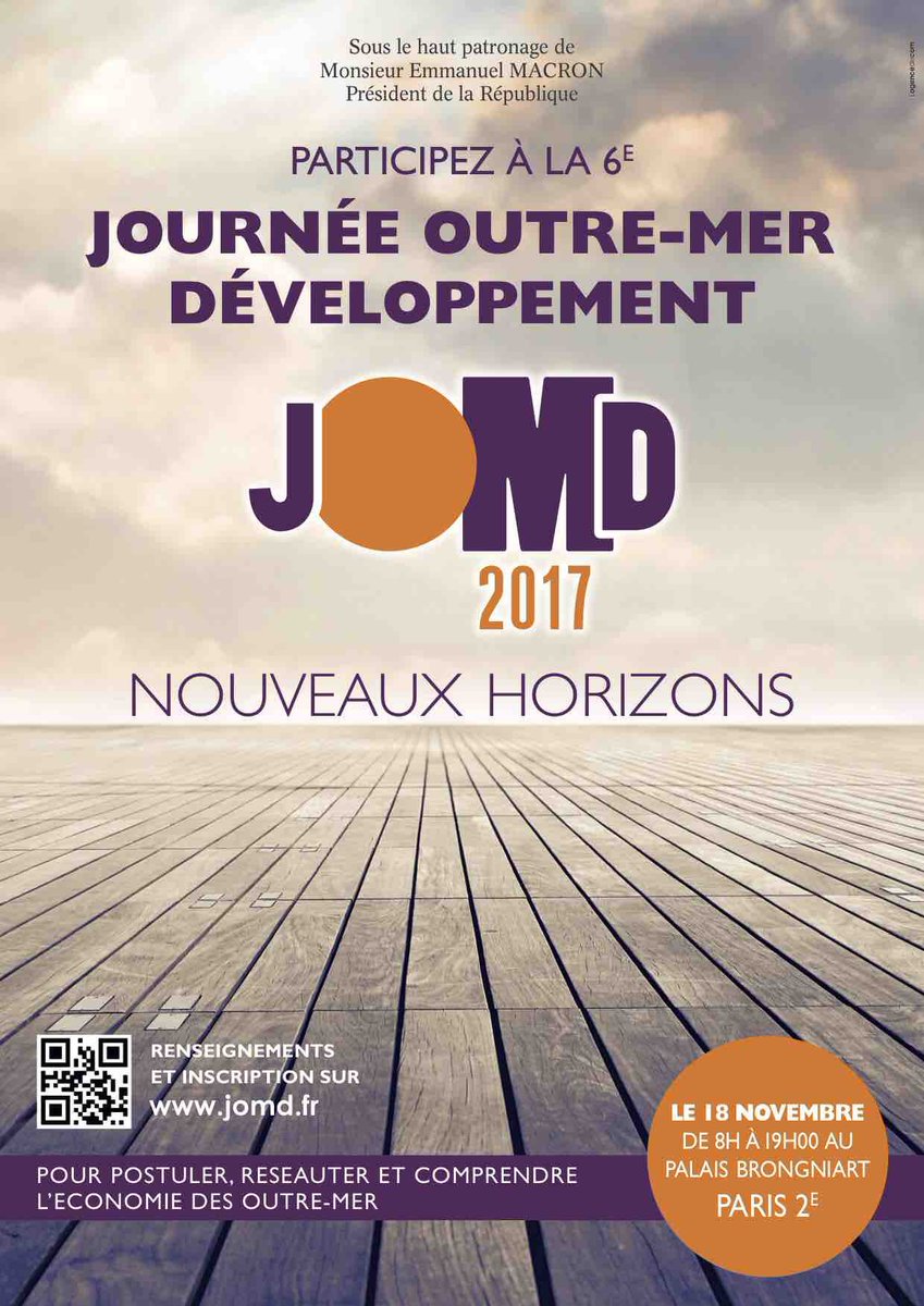 Vous êtes étudiants ou diplomé(e)s ? 
Vous recherchez un emploi ou un stage dans les Outre-mer ?
Venez à la rencontre des entreprises, qui vous donnent rendez-vous le SAMEDI 18 NOVEMBRE de 8h à 19h au Palais Brongniard !