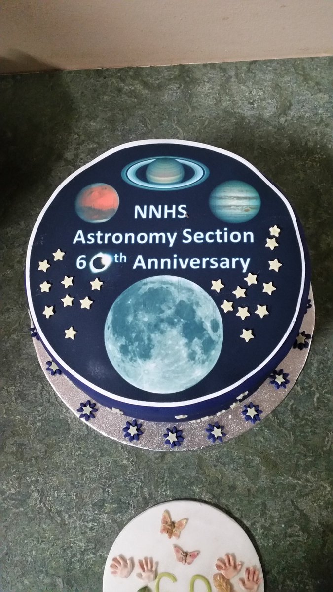 Happy 60th anniversary to us! We have a whole day of talks to celebrate, and this fantastic cake by Mrs Eagle.