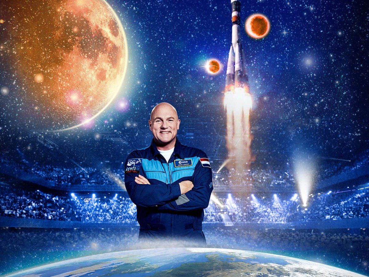 Vandaag staat André Kuipers drie keer in de <a href="/ZiggoDome/">Ziggo Dome</a> met Space Xperience LIVE! Maar wat weet jij eigenlijk over de ruimte? Wist jij deze 5 dingen bijvoorbeeld al? 👉 arenapoort.nl/5x-dingen-ruim… 🚀
