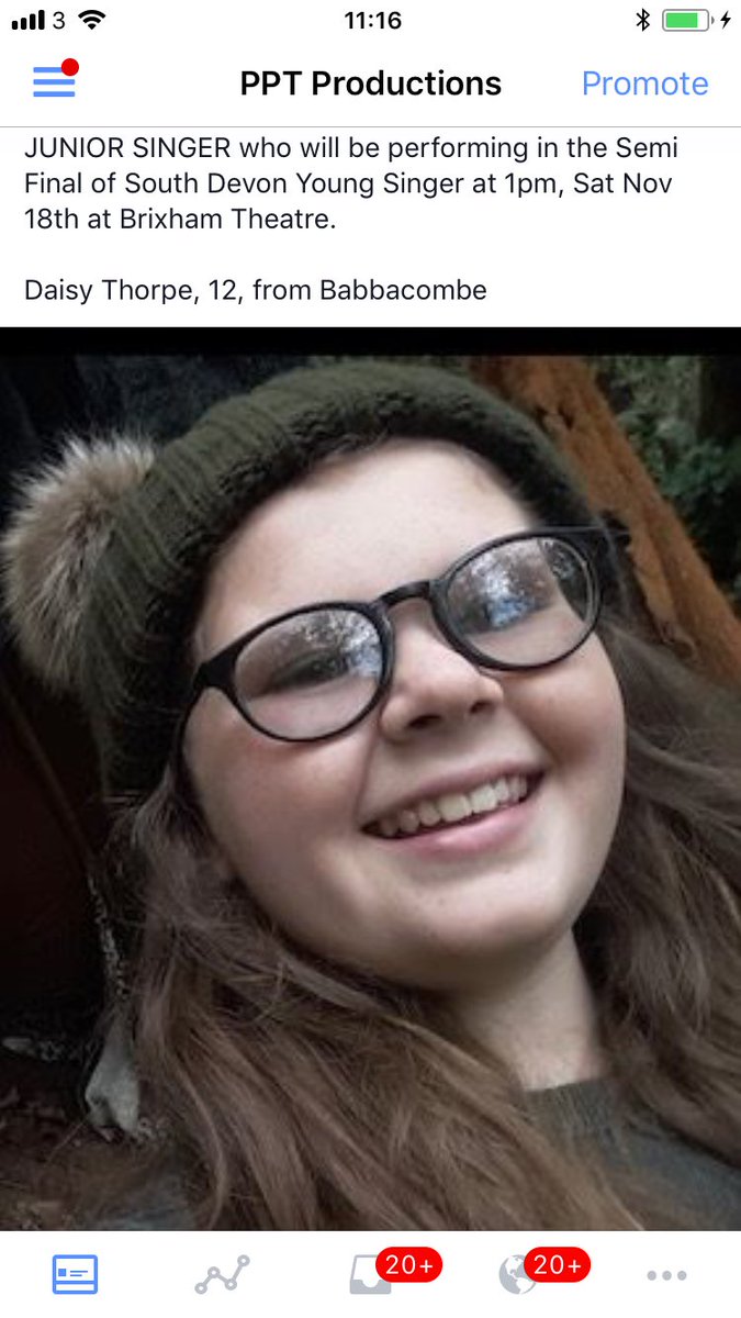 PptProductions's tweet image. Last of our singers !  One week today we will be sound checking &amp;amp; preparing for our 1pm show ! Tickets available @TheatreBrixham