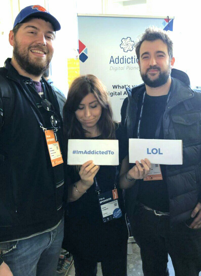 Addictiondp's tweet image. E tu a cosa sei #ImAddictedto? Scoprilo al nostro desk a #Codemotion! Ti aspettiamooo