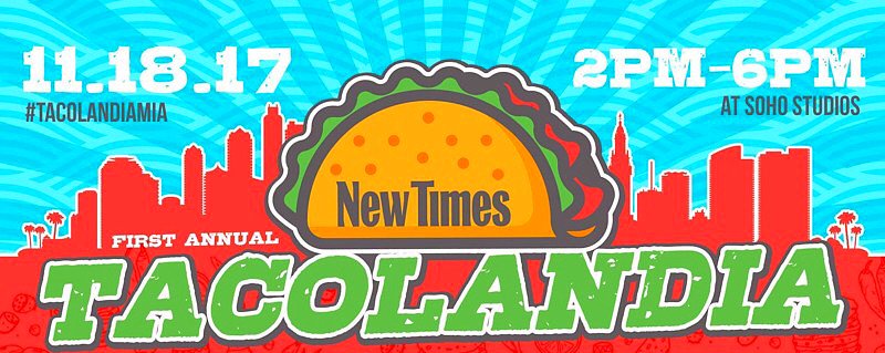 HITS973's tweet photo. 🌮🌮🌮 Tacos!!!
@KatLaneMusic has your TIX to @MiamiNewTimes's #TacolandiaMIA at 6:30am &amp; 8:30am!😍 Tune in to WIN!🤤 #tacos #sohostudios https://t.co/HukorpGofU