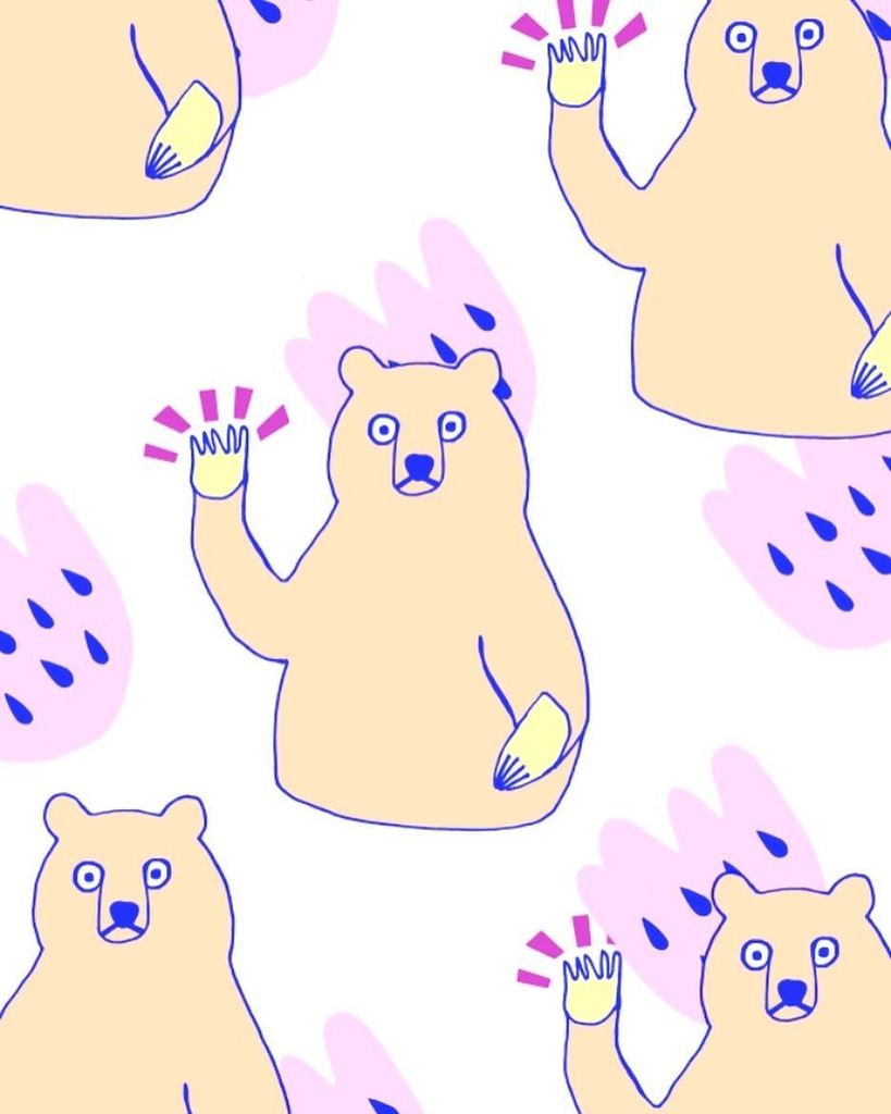 loraocallaghan's tweet photo. 🐻🐻🐻 #illustration #illustrator #illustrationoftheday #bears #animalillustrations #print #repeat #pattern #repeatpa… https://t.co/WzcwdXWdXI https://t.co/phQFHGmmC8