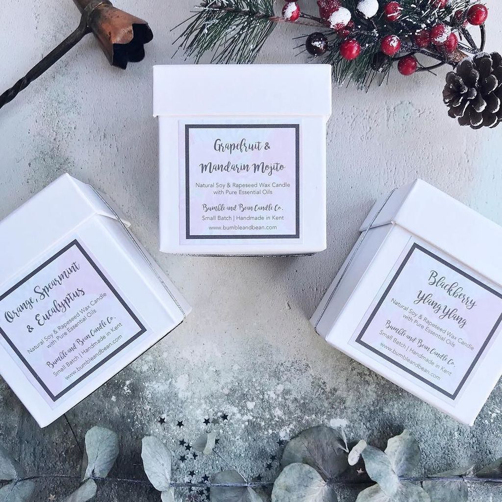 Winter scented Essential Oil Candles in BlackBerry Ylang Ylang, Grapefruit &amp; Mandarin Mojito and Orange, Spearmint… ift.tt/2i4PS8Z