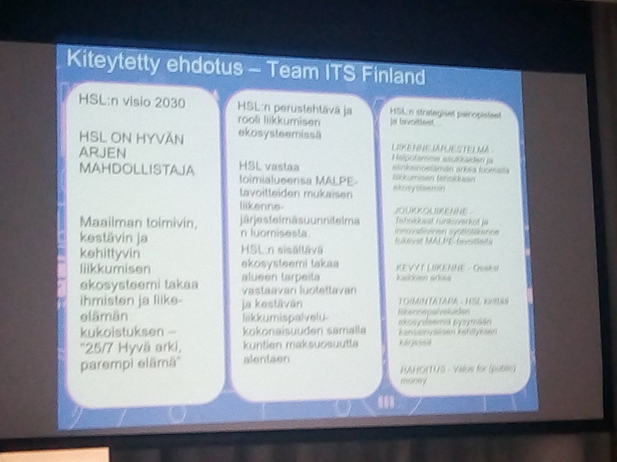 SamiSahala's tweet photo. @ITS_Finland Ja aivan valmis uusi strategia, olkaa hyvä #HSLstrackathon https://t.co/rErFaX2Blq