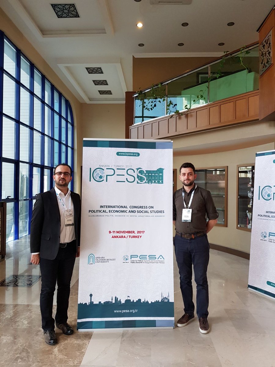 pesaarastirma's tweet photo. ICPESS 2017 Ankara
Sunumlar 8 eşzamanlı oturumla devam ediyor. #ICPESS https://t.co/fT1hP5PsVg