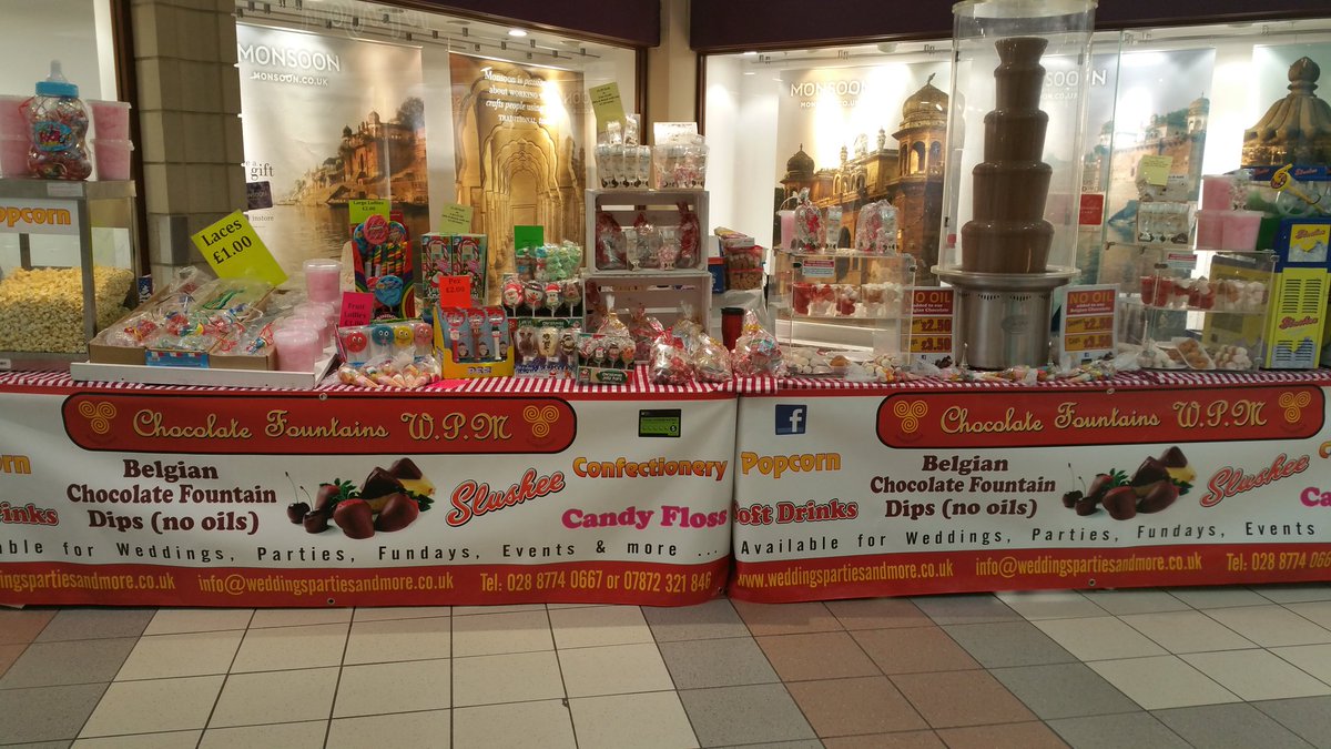 Find some of the team today &amp; tomorrow outside #monsoon <a href="/ernesidesc/">Erneside SC</a> with lots of #Belgian chocolate and sweet treats