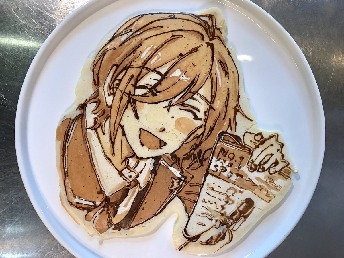 Laricetta99 در توییتر パンケーキアートの作り方 あんさんぶるスターズ 天祥院英智 Tenshouin Eichi あんスタ Pancakeart パンケーキアート