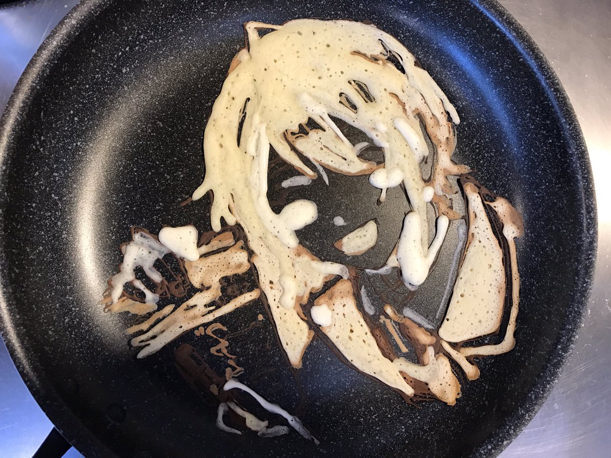 Laricetta99 در توییتر パンケーキアートの作り方 あんさんぶるスターズ 天祥院英智 Tenshouin Eichi あんスタ Pancakeart パンケーキアート