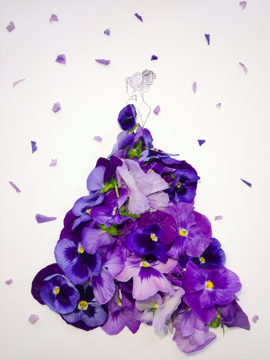 美しい 花 ドレス イラスト Homu Interia