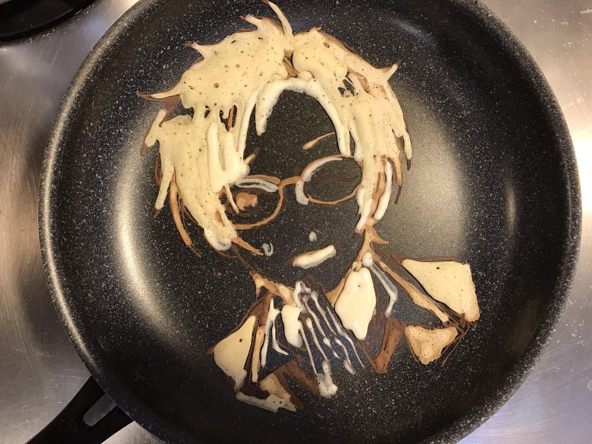 Laricetta99 パンケーキアートの作り方 あんさんぶるスターズ 遊木真 Yuuki Makoto あんスタ Pancakeart パンケーキアート