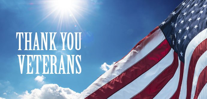 Honoring those who have served our country today, thank you for your service! #VeteransDay