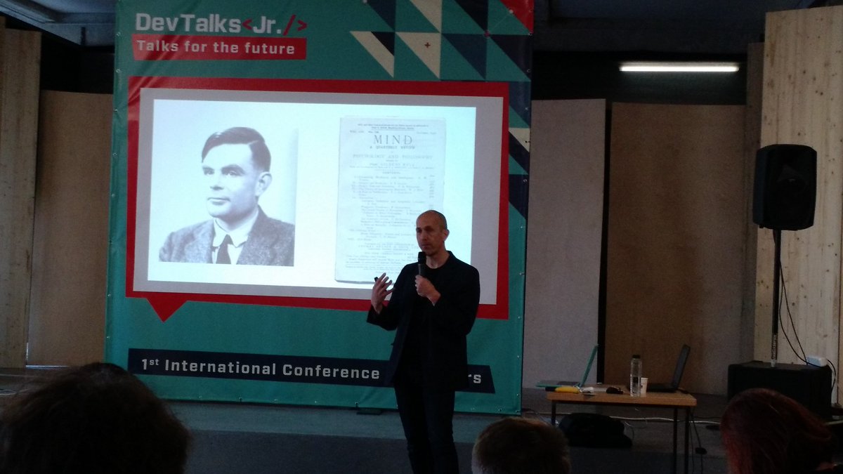 adivasmih's tweet photo. @JoeWinchester at @DevTalksRo JR in Bucharest on artificial intelligence and changing the world https://t.co/ZtB2SZoxb1