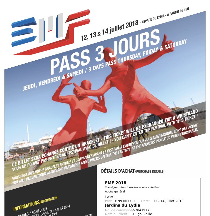 HugoSibille's tweet image. En route pour une 4ème édition 😅🇫🇷🔊 #EMF2018