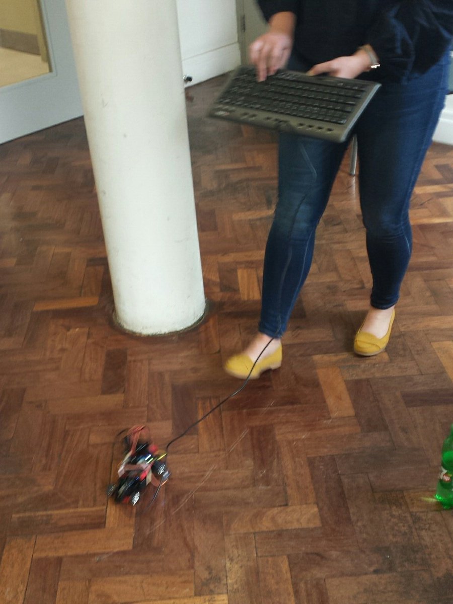 _conorgalvin's tweet photo. UCD #PDES_CT @SchoolofEdUCD  @UCDCompSci  Another Pi Rover takes to the Roebuck Road! :) https://t.co/TzGa6Wi0dt