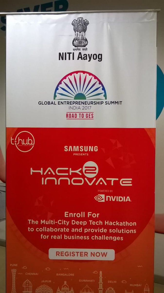 SivarajAmbat's tweet photo. With @tathagatnawadia @iambk19 @SanthoshV42 
as **Team Harness** 
at #Hack2Innovate - a 2-day @NITIAayog #DeepLearning #Hackathon 
organized by @skillenza 
powered by @Samsung @NvidiaAI @MicrosoftIndia @PwC_IN https://t.co/opi9i0FsgB