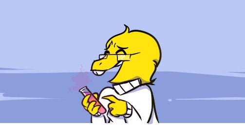 Alphys_Neo's tweet image. Oh....uh hiya...I'm uh...A-Alphys...the royal scientist....