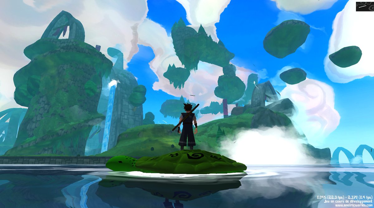 oneiricworlds's tweet photo. Plenty of new ambiance and detail updates for "a Thief's Melody": Better fog + water reflections, dynamic moving hand drawn clouds, smoother color for grass elements, oil paint effect on the distance. The polish is so long! @madewithunity #b3d #indiedev #gamedev @Krita_Painting https://t.co/SaJTdBPlyr