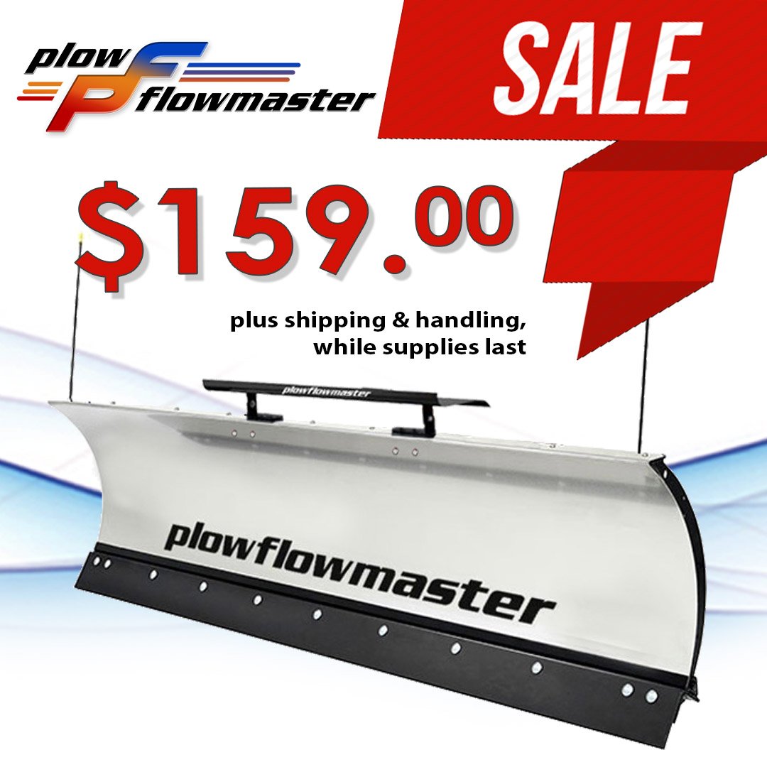 PlowFlowmaster's tweet image. Check out the deals we have! Get your @PlowFlowmaster Air Deflector today! #snowplow #plowlife #snowremoval #snowplow #plowtruck
