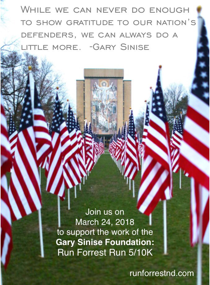 runforrestnd's tweet photo. Gratitude and respect to all who serve. #VeteransDay2017 #heroes https://t.co/B4JslTo16Y https://t.co/XKWGFxQPx3