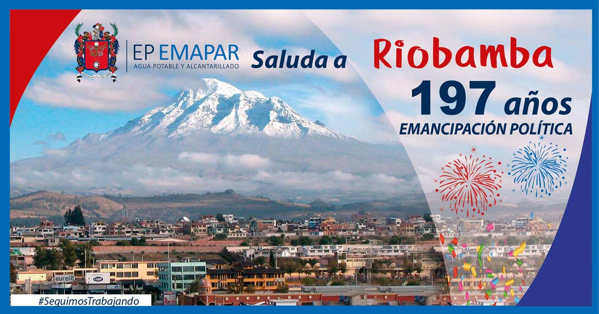 EP-Emapar Riobamba (@emaparriobamba) on Twitter photo ¡Que viva #Riobamba!. En este #11DeNoviembre ratificamos nuestro compromiso de trabajo. #EmaparRiobamba #SeguimosTrabajando <a href="/MuniRiobamba/">Municipio Riobamba</a> ¡Que viva #Riobamba!. En este #11DeNoviembre ratificamos nuestro compromiso de trabajo. #EmaparRiobamba #SeguimosTrabajando <a href="/MuniRiobamba/">Municipio Riobamba</a>