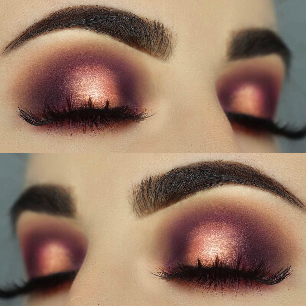 vanessagervala's tweet photo. ⚡️⚡️Used @hudabeauty desert dusk palette @Sephora 
BROWS : @ABHcosmetics dip brow pomade in dark brown 

#hudabeauty #anastasiabeverlyhills https://t.co/K7iAfeDI3Z