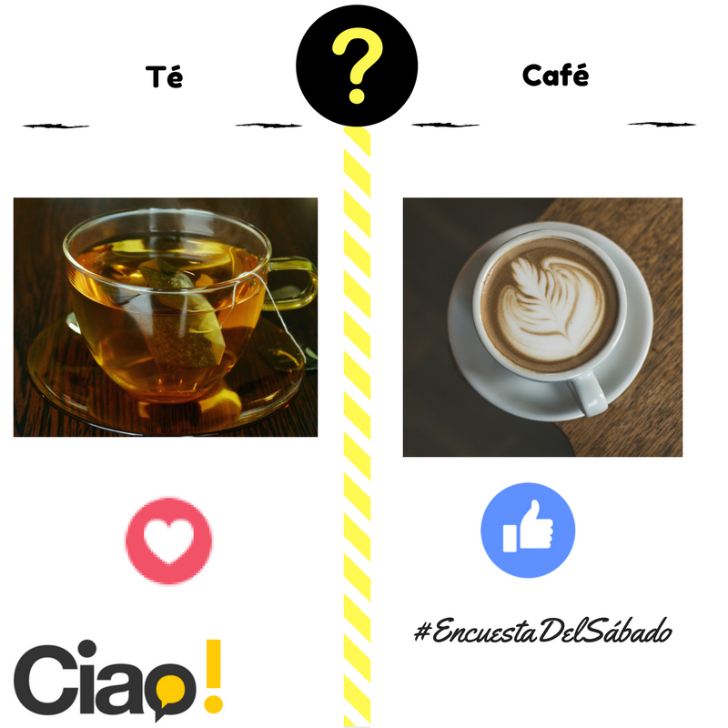 Ciao_es's tweet photo. @Ciao_es ¿Prefieres el té o el café?#EncuestaDelSábado ☕🍵https://t.co/srWwgE963h🤔 https://t.co/E9aEKMDjBz