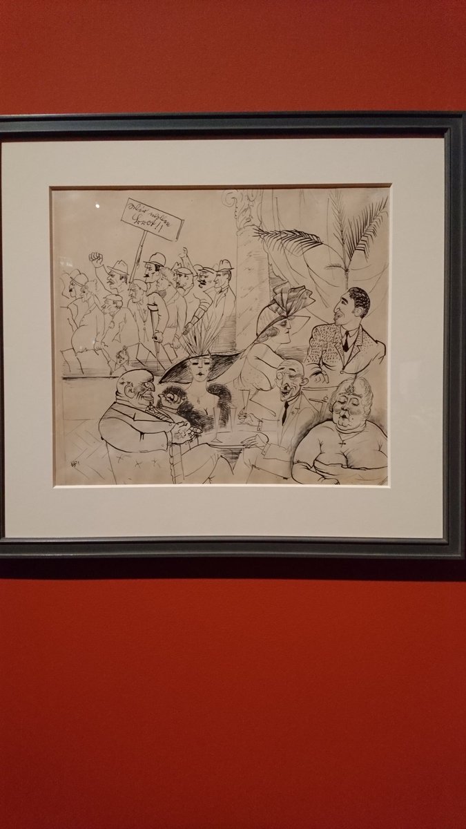 Em_StGilles's tweet photo. S'il n'y a plus de pain qu'ils mangent de la brioche #Wewantbread #OttoDix #GlanzundElend #Schirn https://t.co/sfZCDWndKb
