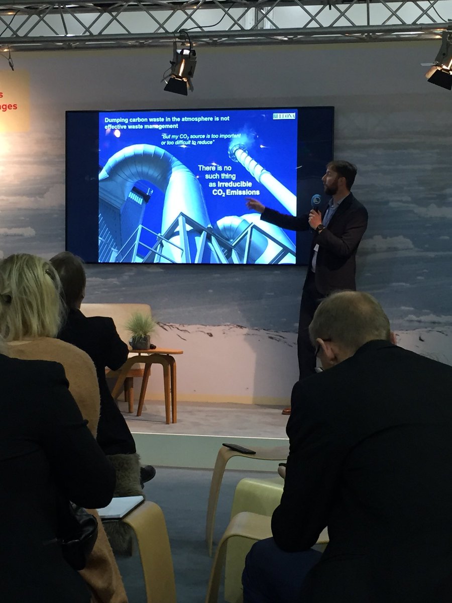 Nordic_Climate's tweet photo. @keithwhir from @Bellona_no on CO2 capture: «We don’t have any space left for more CO2 in the atmosphere. We must stop talking about it, and start doing something about it» #climateneutral #NordicSolutions #COP23 /IGP https://t.co/fHD3OowbNP