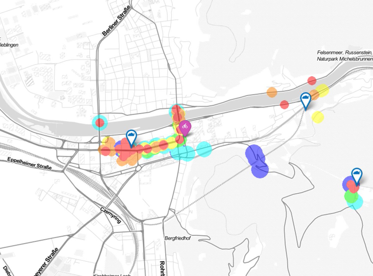 #thethingsnetwork #ttn #lorawan coverage taking shape in #heidelberg: buff.ly/2zN95q9
