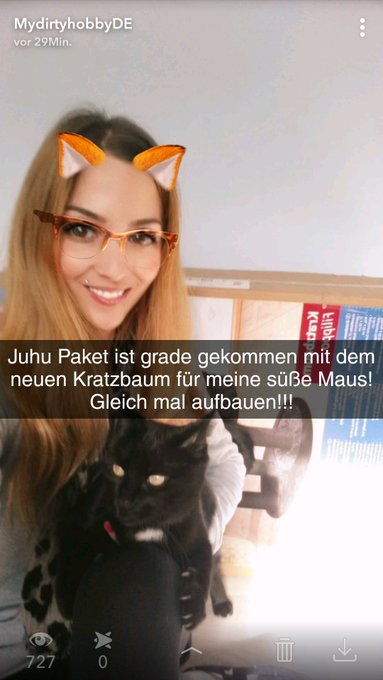 W&uuml;nsche euch einen sch&ouml;nen Samstag! ✨💋 Der Snapchat Takeover  von @mydirtyhobby ist in vollem Gang 😘😻<a href="/tag/takeover"class="tags"><span>#takeover</span></a><a href="/tag/mydirtyhobby"class="tags"><span>#mydirtyhobby</span></a><a href="/tag/eintagmitmir"class="tags"><span>#eintagmitmir</span></a>