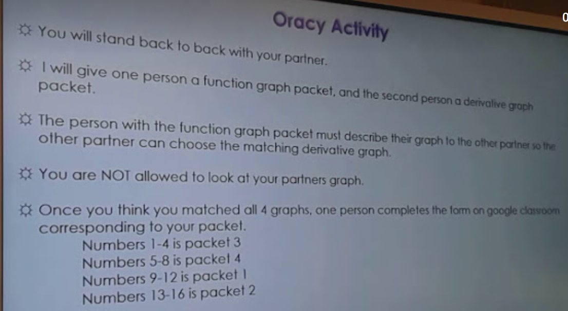 Erlenwein's tweet photo. #OracyInAction Mathketball in @SITech_HS's Ms. Partnow's Calculus Class, incorporating technology, a collaborative team activity, an Oracy shoulder-to-shoulder exercise and lots of fun. #Speak2Learn #Learn2Speak #GoSITHS #INspireD31 @SIBFSC https://t.co/adxZ4EAoc9