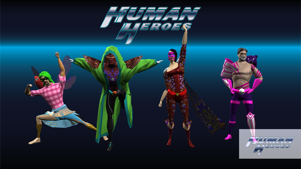 humanheroesgame's tweet photo. Os mostramos algunos de los personajes creados en la #BeersAndTesting el sábado 28 en @meltdownvlc junto a la @AEVvalencia! #humanheroes #screenshotsaturday #turnbased #superhero #indiegame #indiedev #gamedev #wip #strategygame #280caracteres https://t.co/0OYi2kidjh