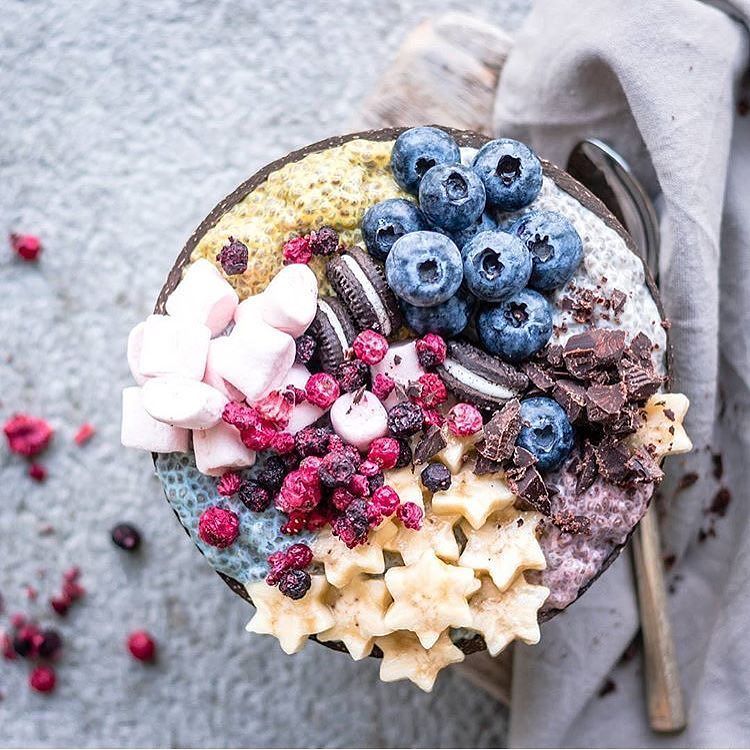 bignaturalco's tweet photo. #feedfeed #organicmakeup #veganmakeup Repost from @oatmeal_stories Superfood chia bowl with all the toppings, vega… https://t.co/1lSHwizy6q https://t.co/VFi9e1og5V