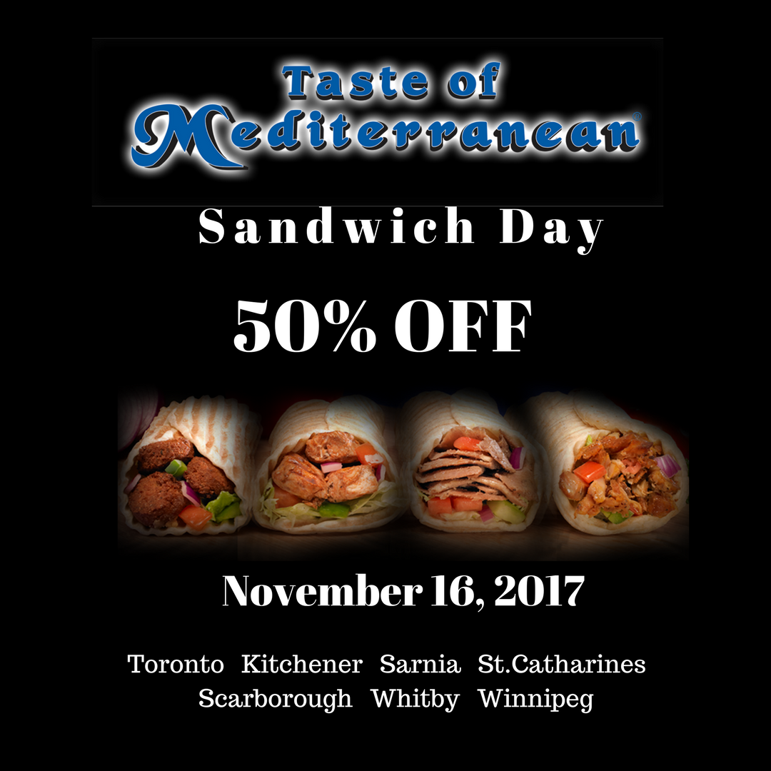 TasteofMed's tweet photo. Taste of Mediterranean #special #yummy #Food #restaurants #franchise #discount  #Toronto #Winnipeg #Whitby #StCatharines #Sarnia #discount https://t.co/jjpV0eo0Fi