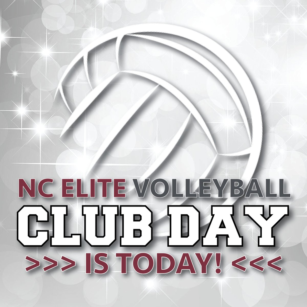 NCEliteVB's tweet photo. Club Day is TODAY! See welcome email for schedule, location & all details about commitment letters & paperwork! #tryouts2017 #clubday https://t.co/vac2iWCQ1c