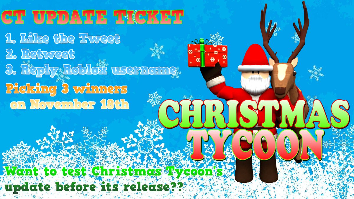 Crown Productions Cptycoons Twitter - christmas tycoon roblox twitter code