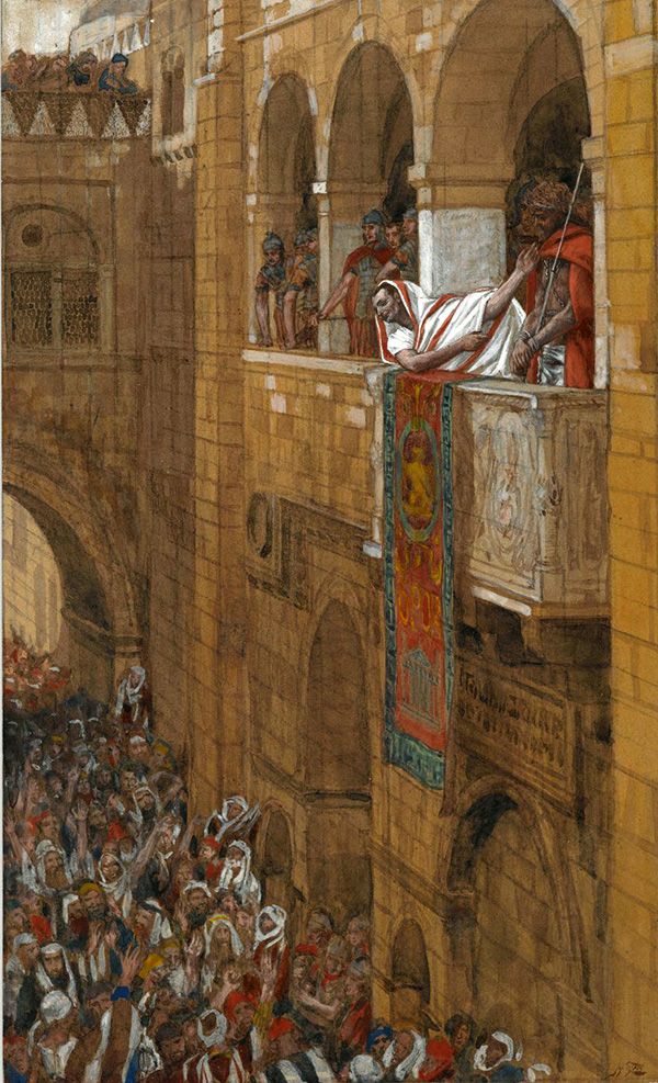 キリスト教絵画bot エッケ ホモ この人を見よ 16年 ジェームズ ティソ Ecce Homo Behold The Man James Tissot T Co Mnoxmghddo Twitter