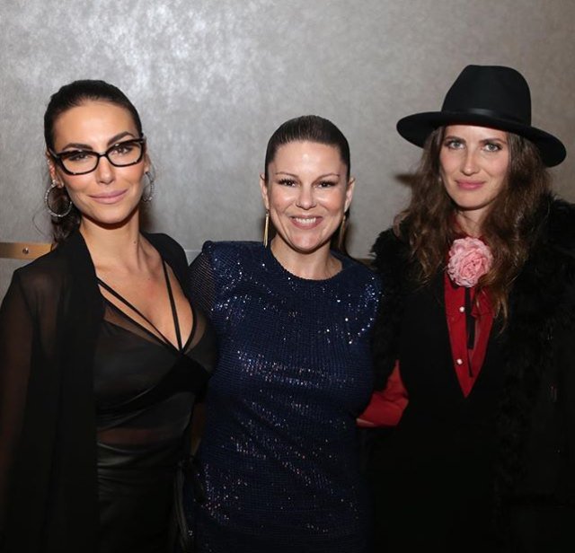 Melporai's tweet image. Mel Fronckowiak, Talize Sayegh e Michele Alves reunidas no Hollywood Brazilian Film Fest. #melporaí