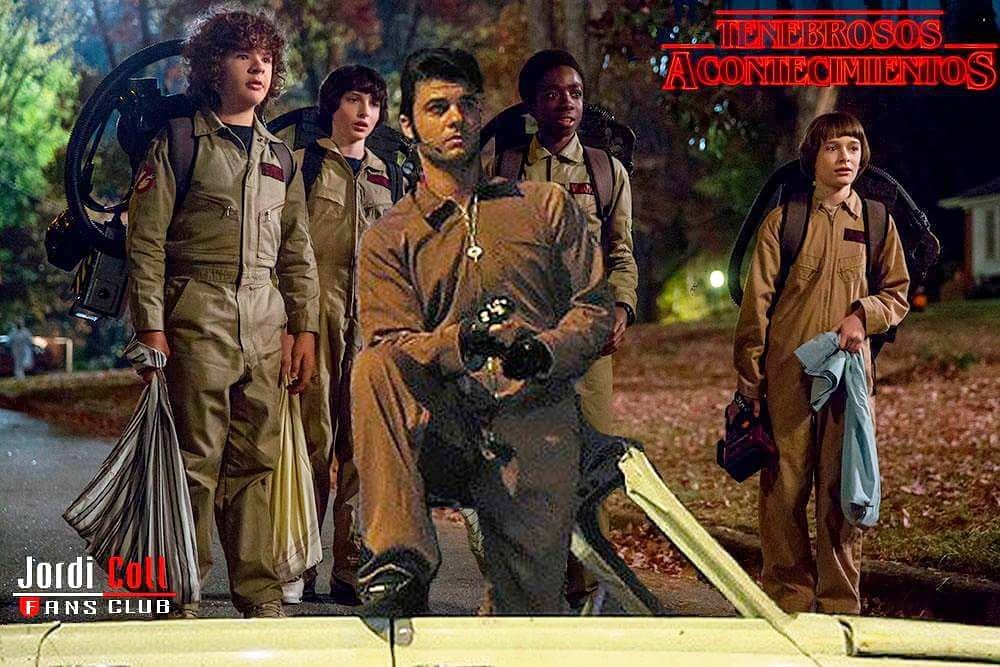 JordiCFansClub's tweet photo. #HumorSabático  #StangerThing  Dustin, Will, Lucas y Mike "Tenebrosos Acontecimientos" 
#Sábado #Humor #DannyZuko #JordiColl https://t.co/dlMZbfPLXW