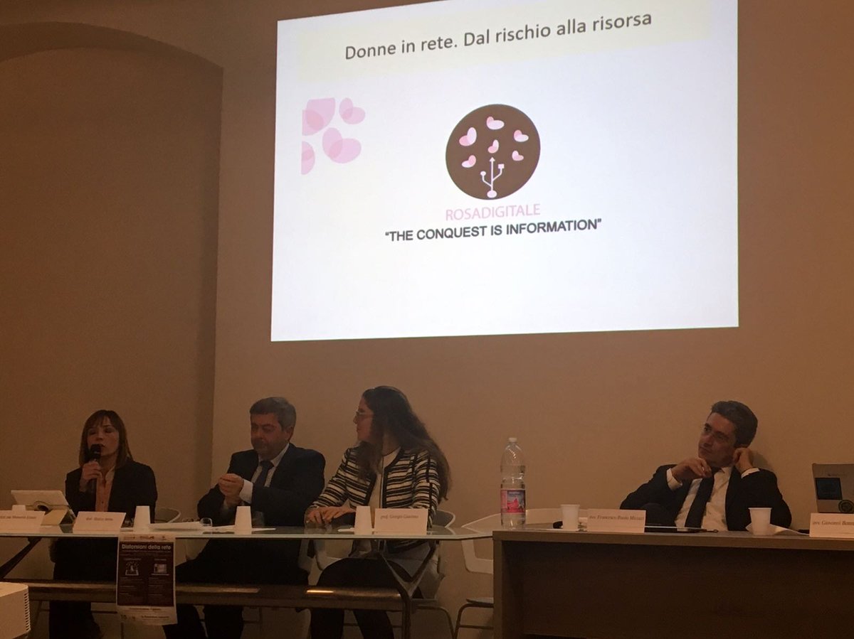 DigitaleRosa's tweet image. #Conferenza: "Distorsioni della #rete - formarsi e informarsi per una #navigazione sicura". 👩💻👨💻
"The conquest is information!" 💪