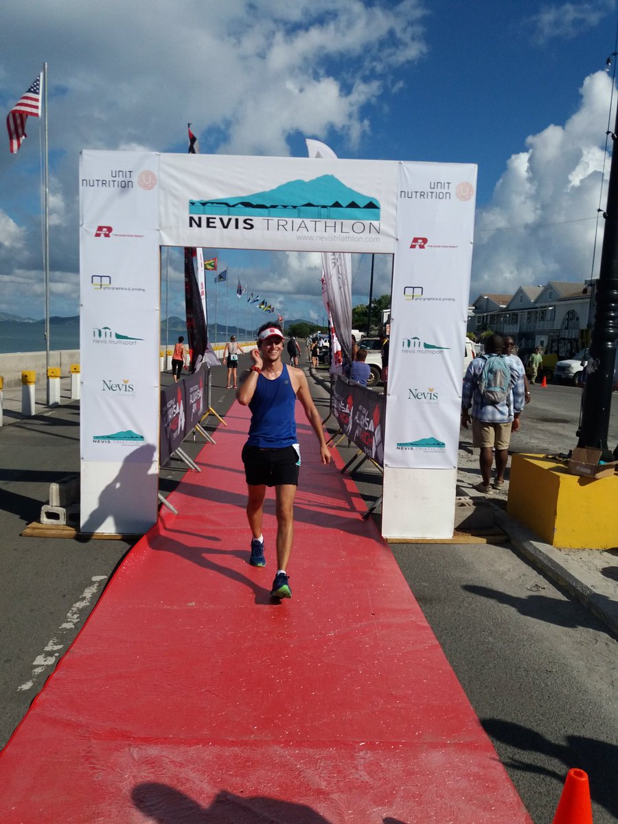 NevisNaturally's tweet photo. @nickbutterrun completing his leg at the #NevisTriathlon. #UnitNutrition https://t.co/eTNxiEwe6J
