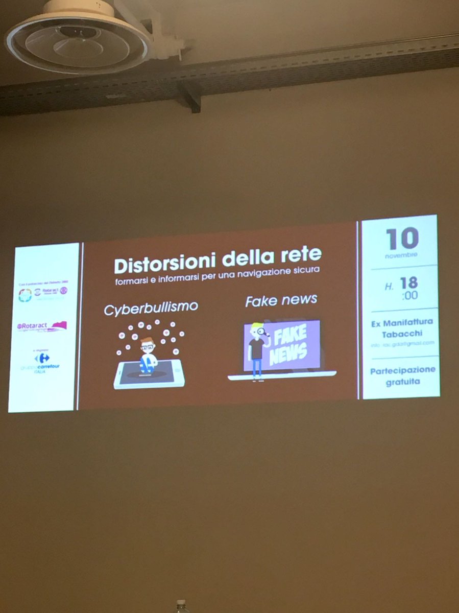 DigitaleRosa's tweet image. #Conferenza: "Distorsioni della #rete - formarsi e informarsi per una #navigazione sicura". 👩💻👨💻
"The conquest is information!" 💪