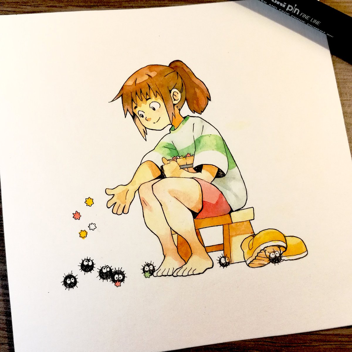 Got some more watercolour practice in