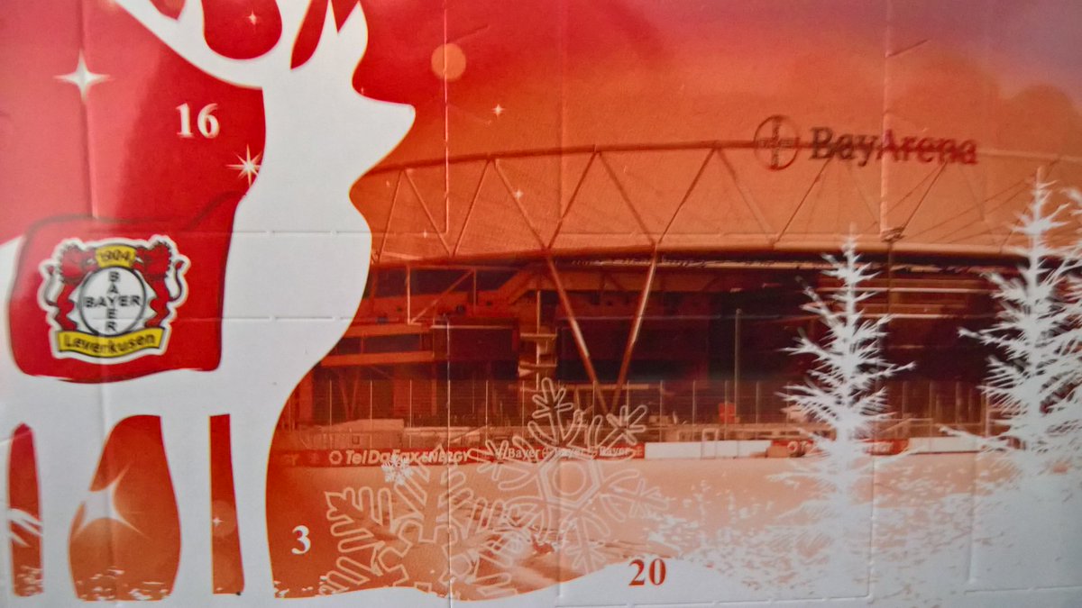 Erbseerzaehlt's tweet photo. Hey @bayer04fussball - nächstes Jahr bitte einen Adventskalender mit neuem Motiv und ohne #teldafax Bandenwerbung, okey? 😁 https://t.co/mVnTz5lopN