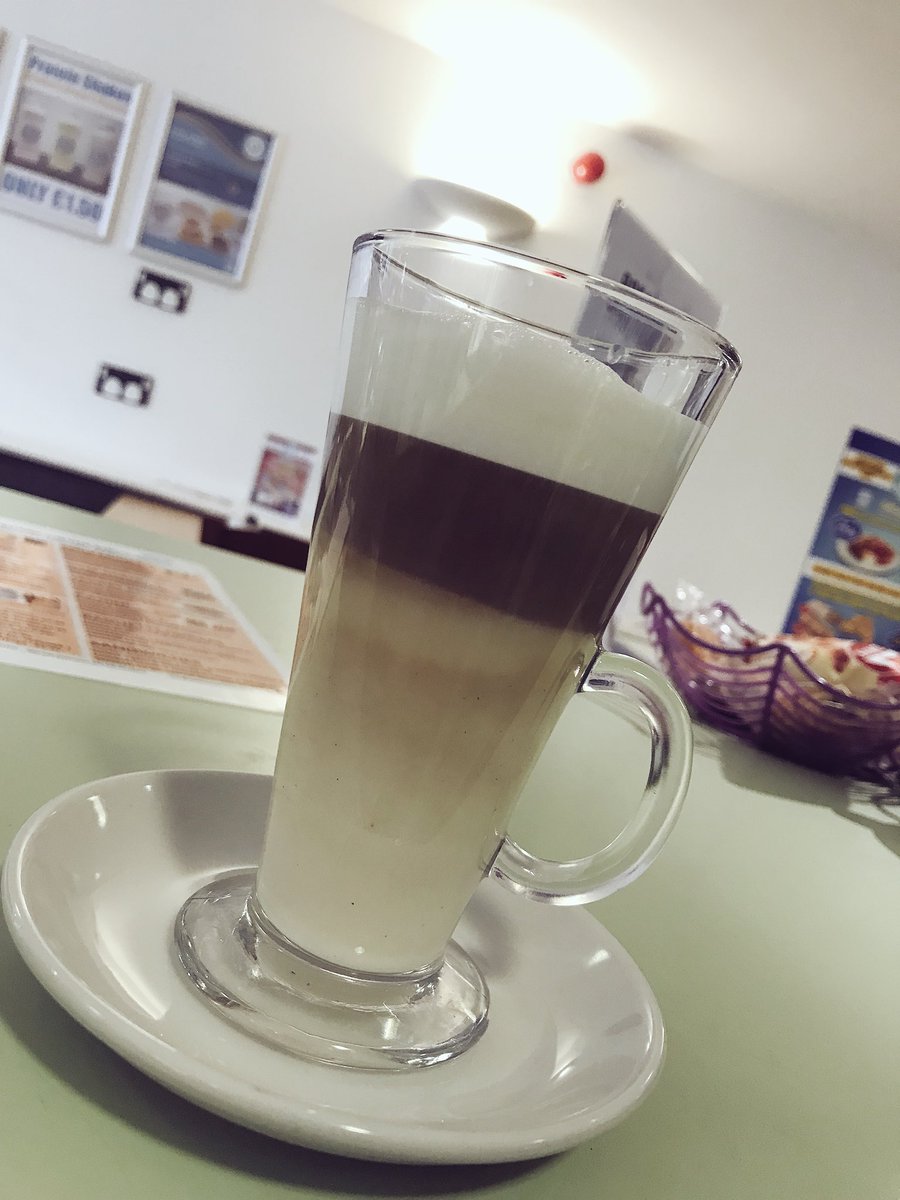 Better latte than never! Here till 4pm!