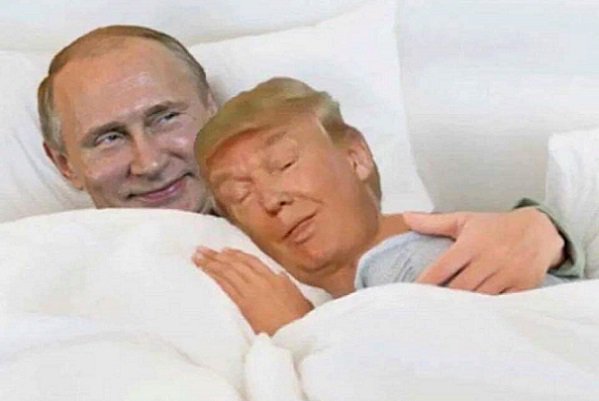mmpadellan's tweet photo. The White House says the meeting between trump and Putin only lasted 5v minutes. So it was a quickie. #NoForeplay #PutinsPuppet https://t.co/DHTLQ98V0T