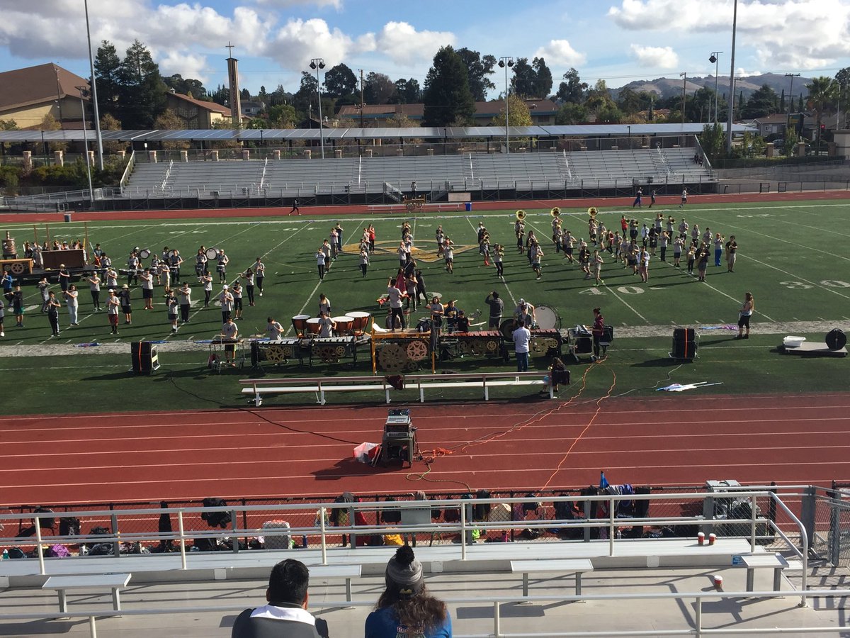 CVHS Marching Band Practice! Over a 160 students strong!